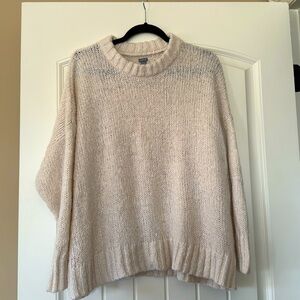 Beige Aerie Oversized Sweater Size XS